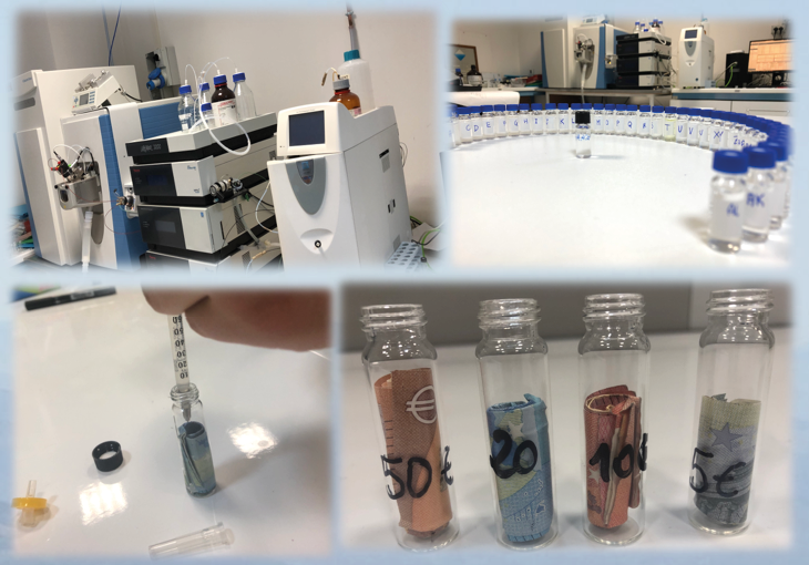 A close-up of a laboratory

Description automatically generated
