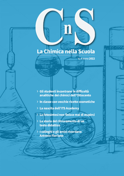 Chimica nella scuola 4 - 2022