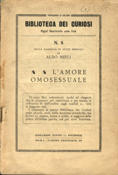l'amore omosessuale